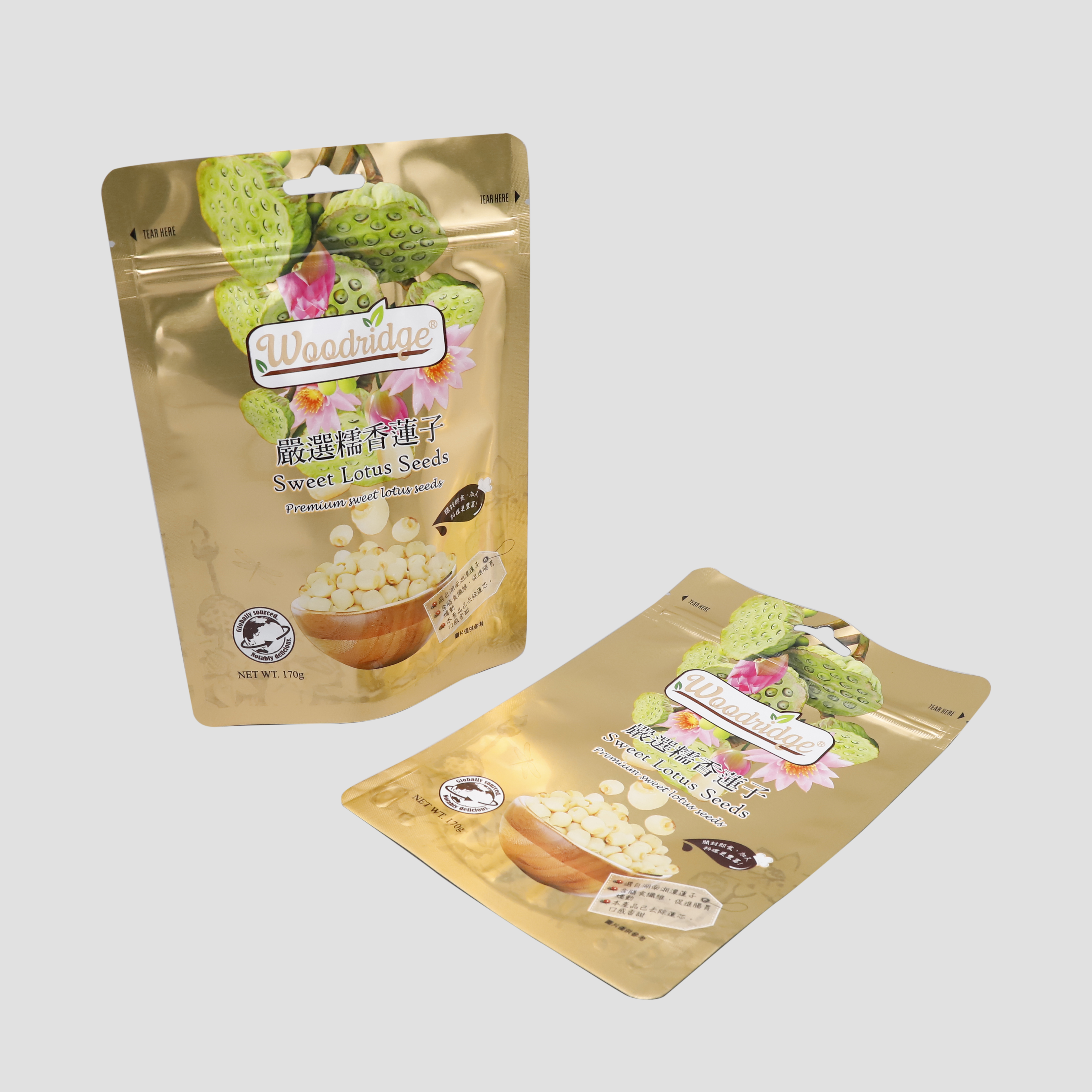 100% Bio-degradable Open and Close BAG/Pouch